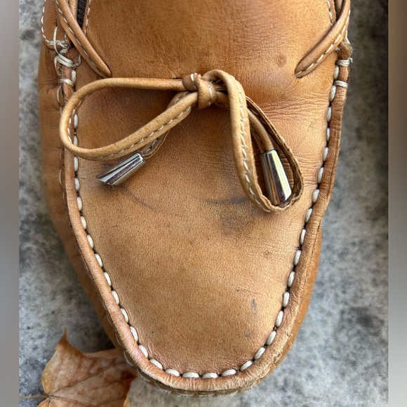 Mercanti Fiorentini String Tie Driving Loafers, size 7 - Picture 7 of 12